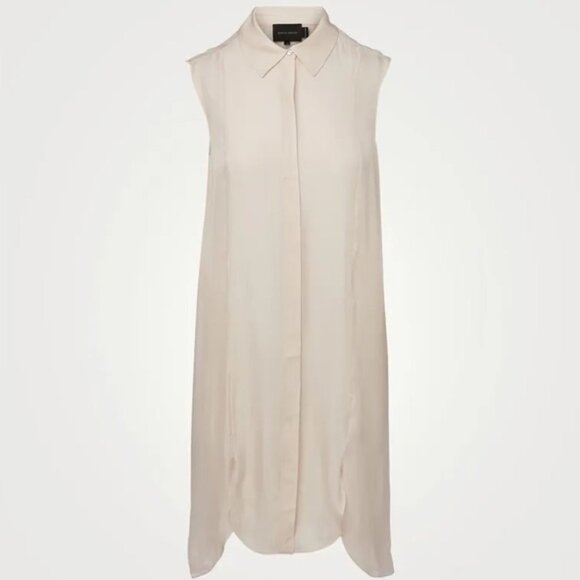 Dresses & Skirts - BIRGITTE HERSKIND Norma Silk-Blend Sleeveless Shirt Dress